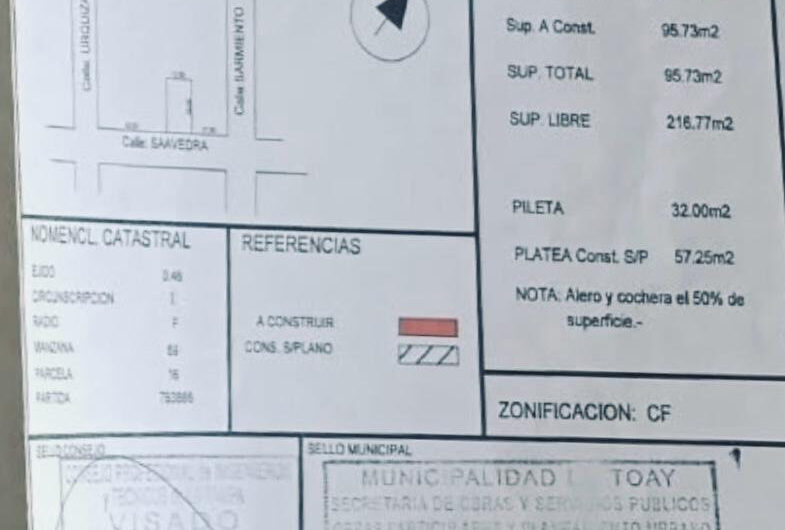 Casa con pileta en Toay s Saavedra 1432